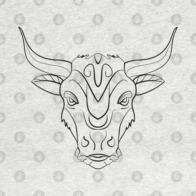 Tribal bull by tiver